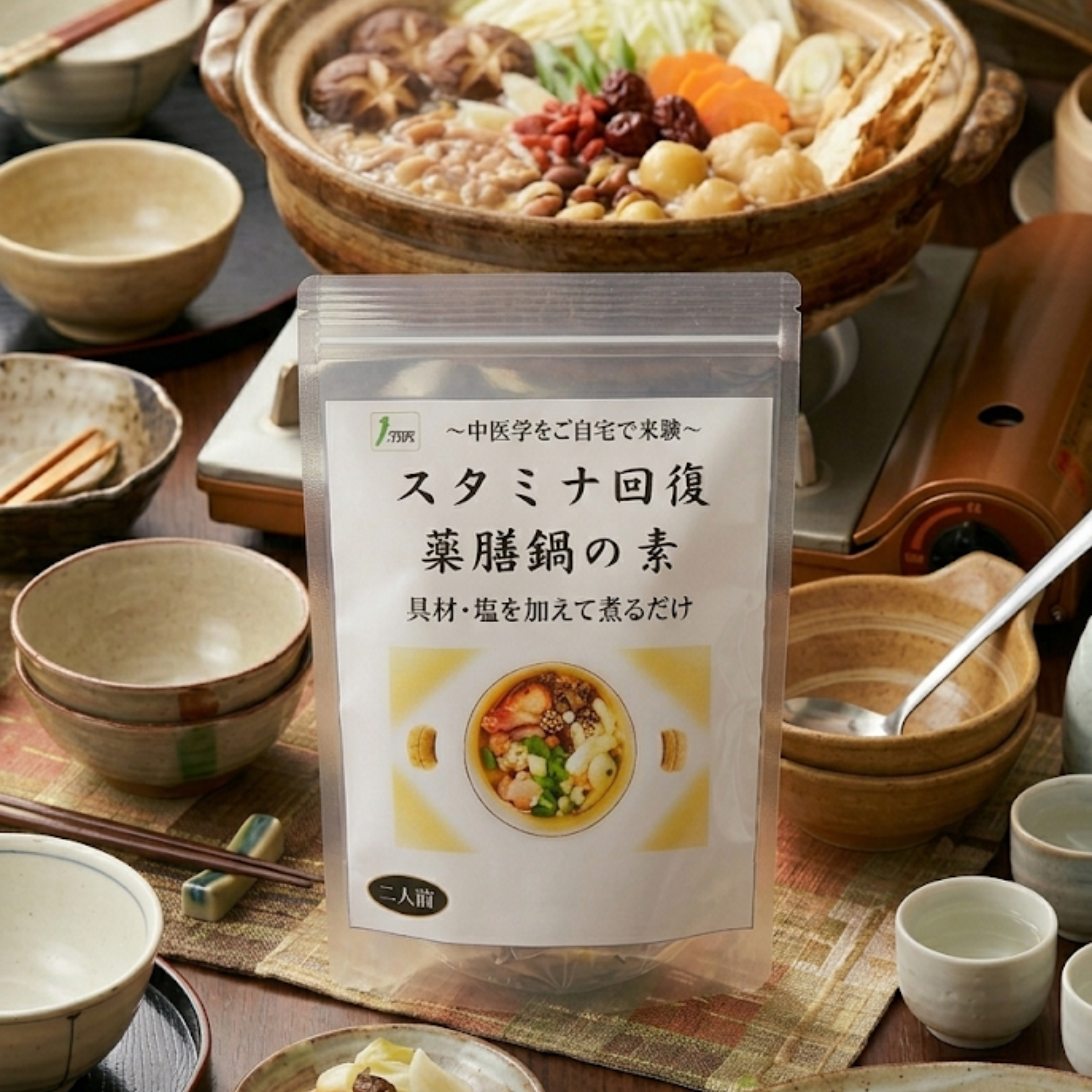スタミナ 薬膳鍋おすすめ 薬膳鍋の素14g